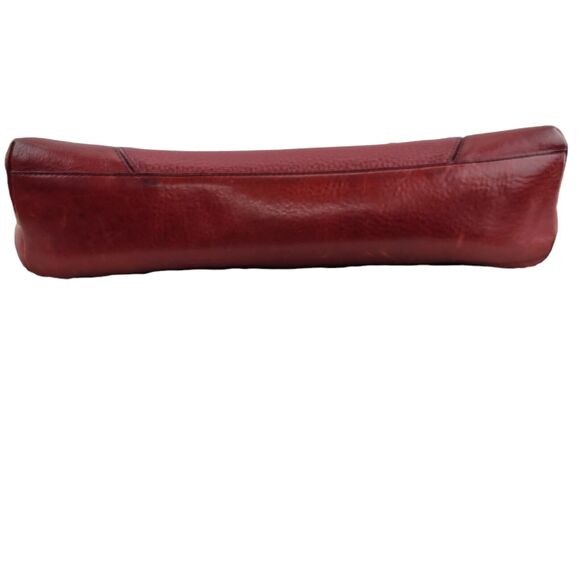 Brighton Red Pebbled Leather Western Shoulder Bag Needs TLC - Picture 4 of 9